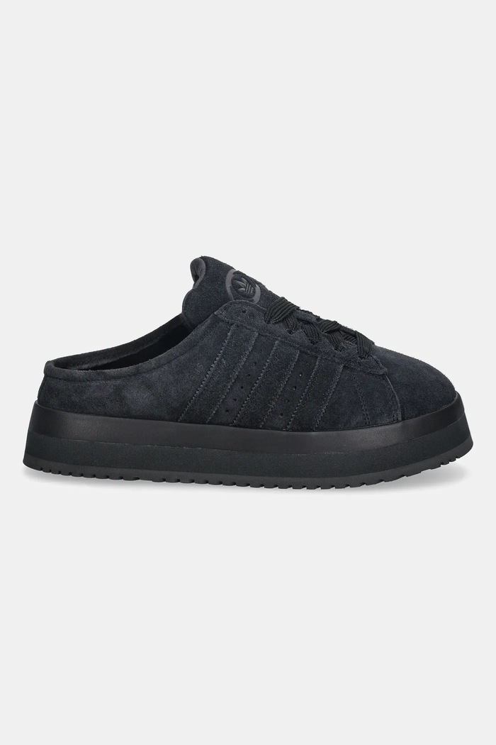 Tenisice od brušene kože adidas Originals Campus 00s JR3733 crna AW25