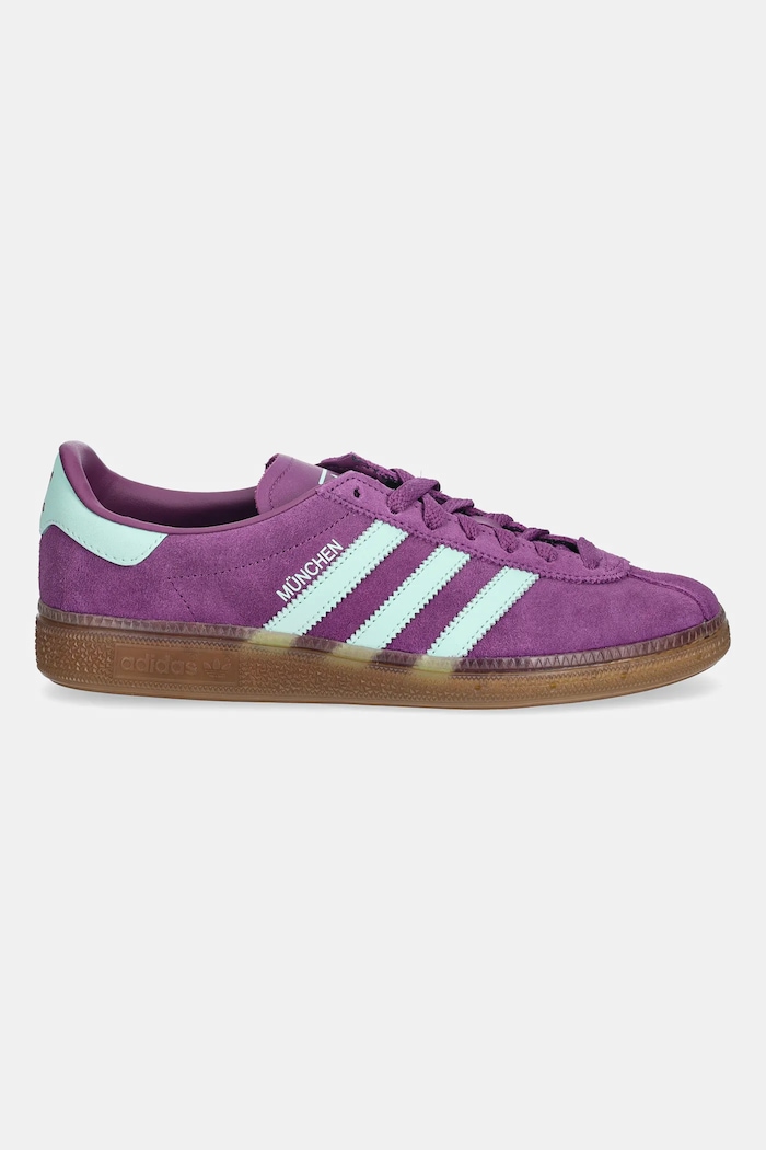 Semišové tenisky adidas Originals Muenchen JS3995 fialová AW25