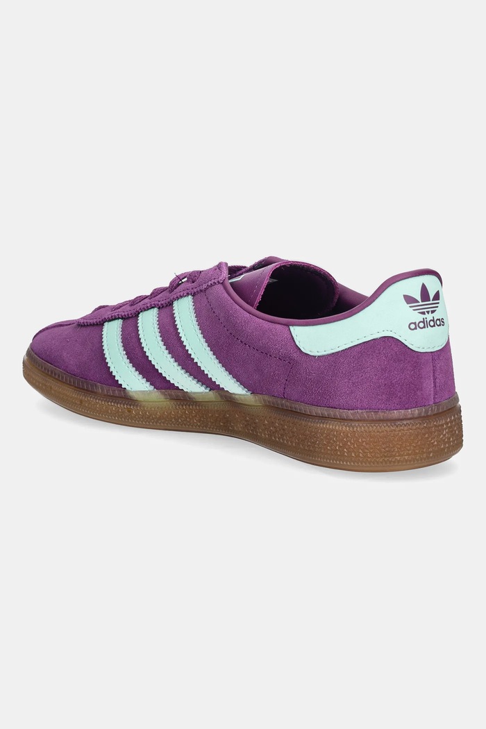 Obuv Semišové tenisky adidas Originals Muenchen JS3995 fialová