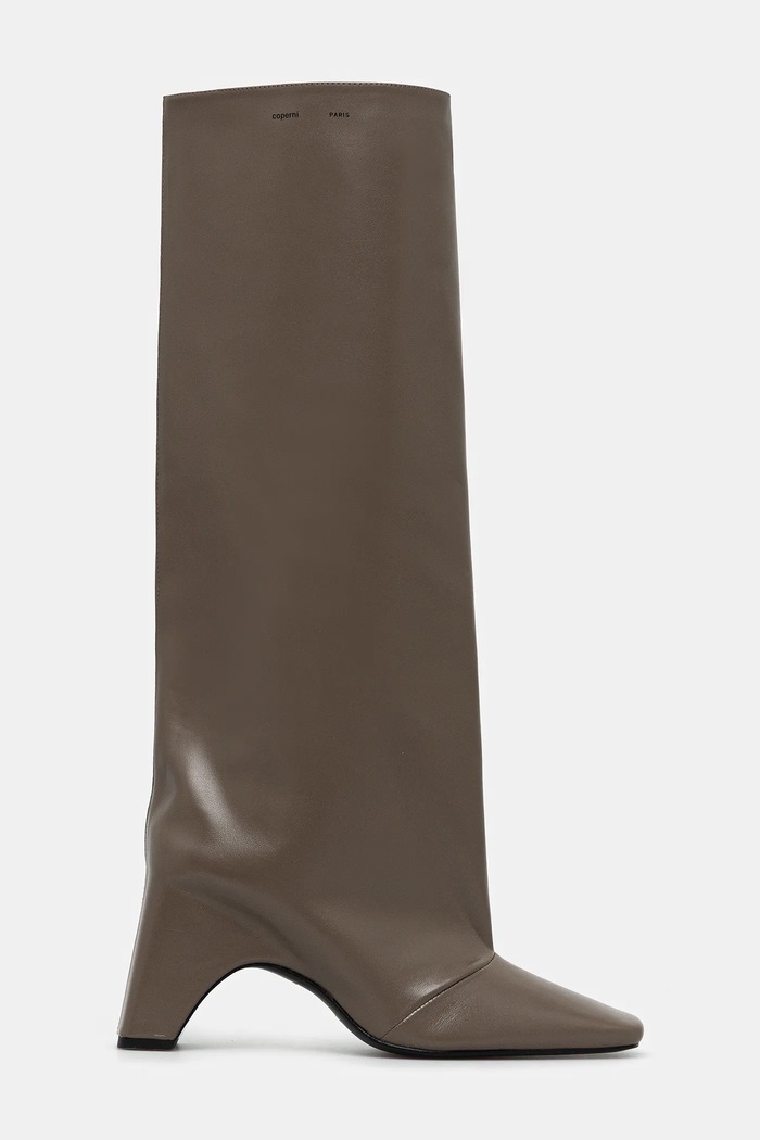 Coperni ghete de piele Bridge Boot COPSH03F6004 maro AW25