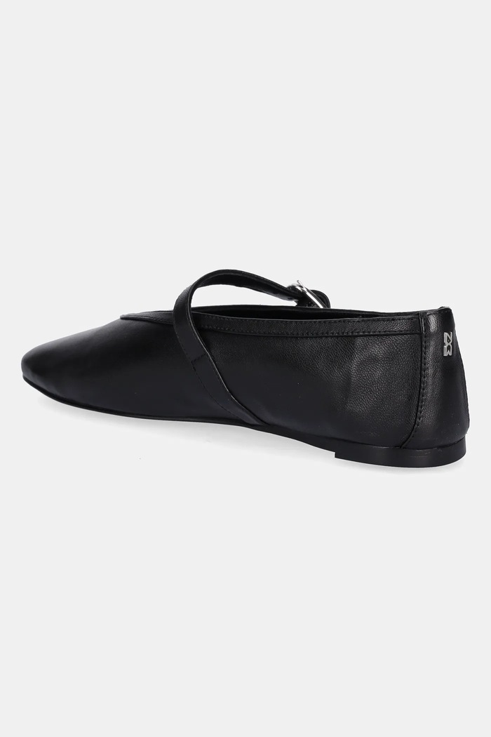 Обувки Кожени балеринки Nokwol Lova Lova.Black.Leather черен