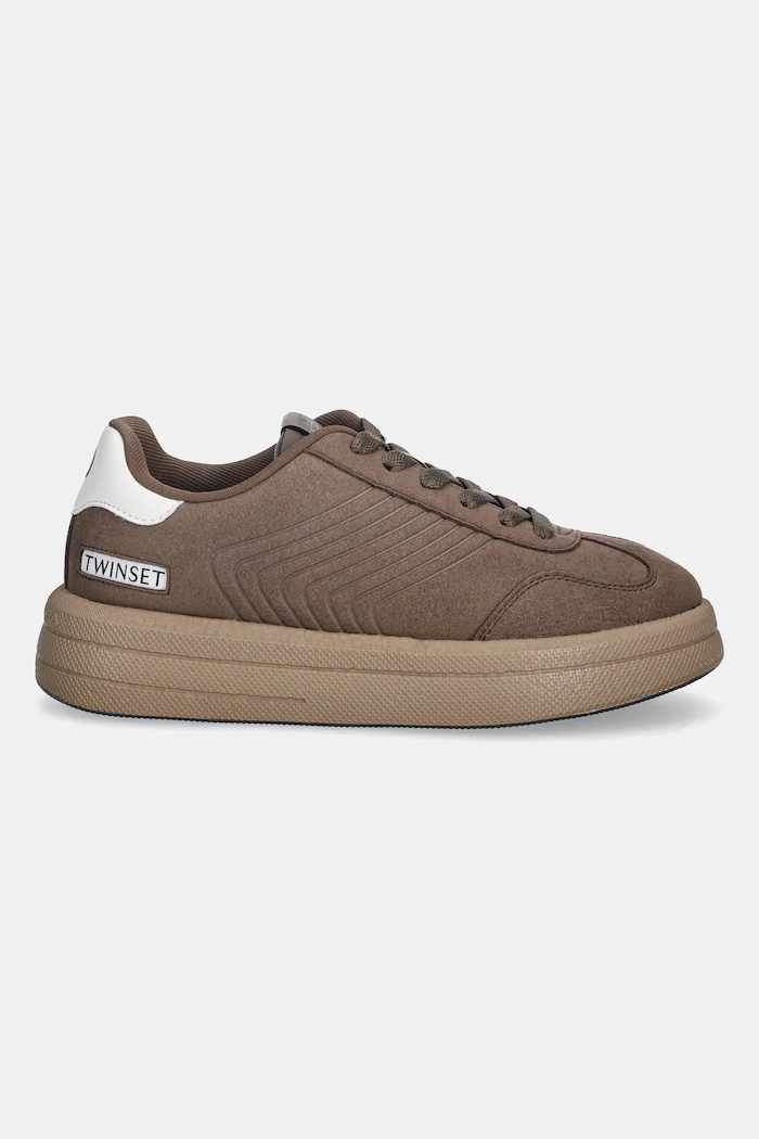 Twinset sneakersy 252TGT01E.12538 brązowy AW25