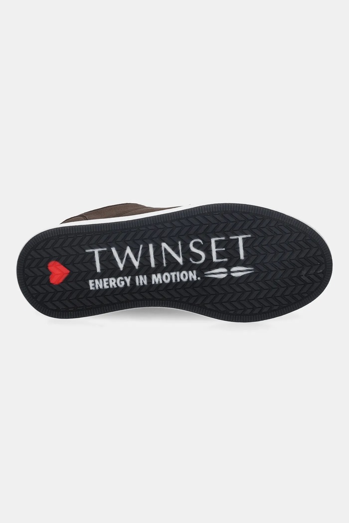 Tenisky Twinset 252TGT01G.11054 hnedá