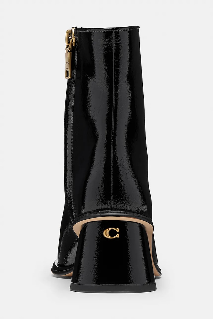 Шкіряні черевики Coach Gigi Glazed чорний CCH46.BLK