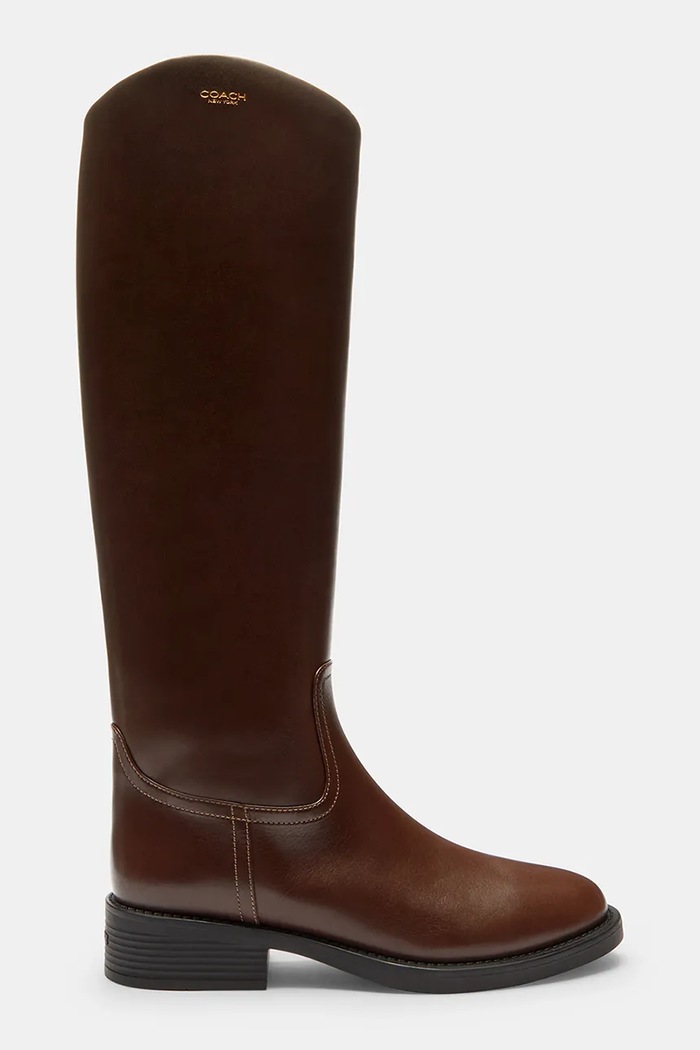 Coach Ghete de piele Park Tall maro CCH75.MPL