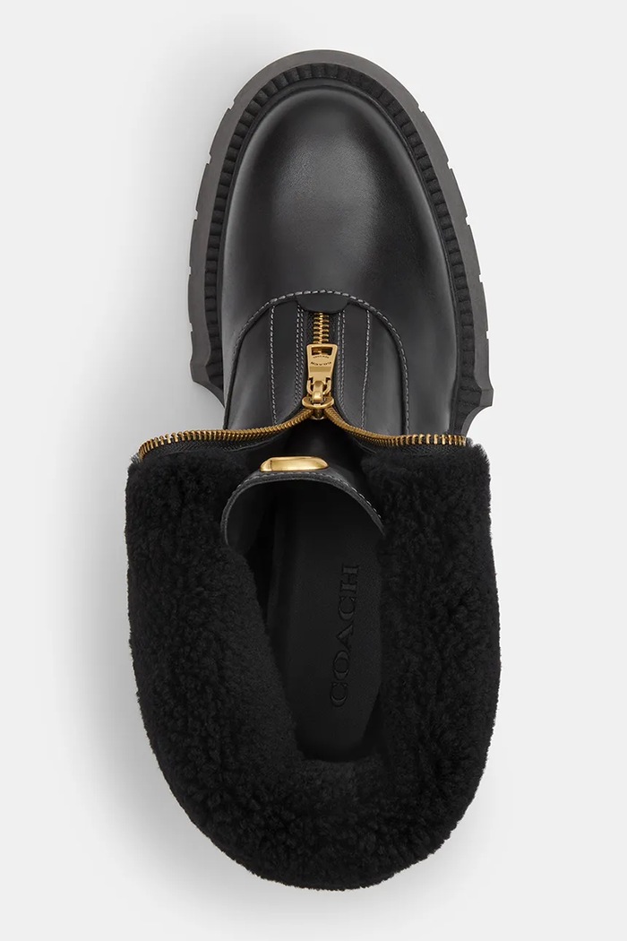 Gležnjače Coach Leah Platform CCH86.BLK crna