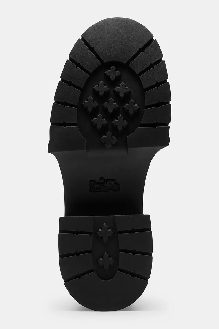 Kožne gležnjače Coach Leah Platform CCH88.BLK