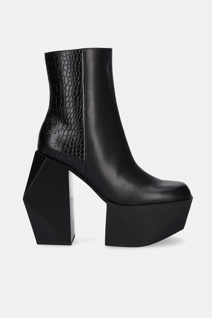 Kožené kotníkové boty United Nude Stage Boot 1075384927 černá AW25