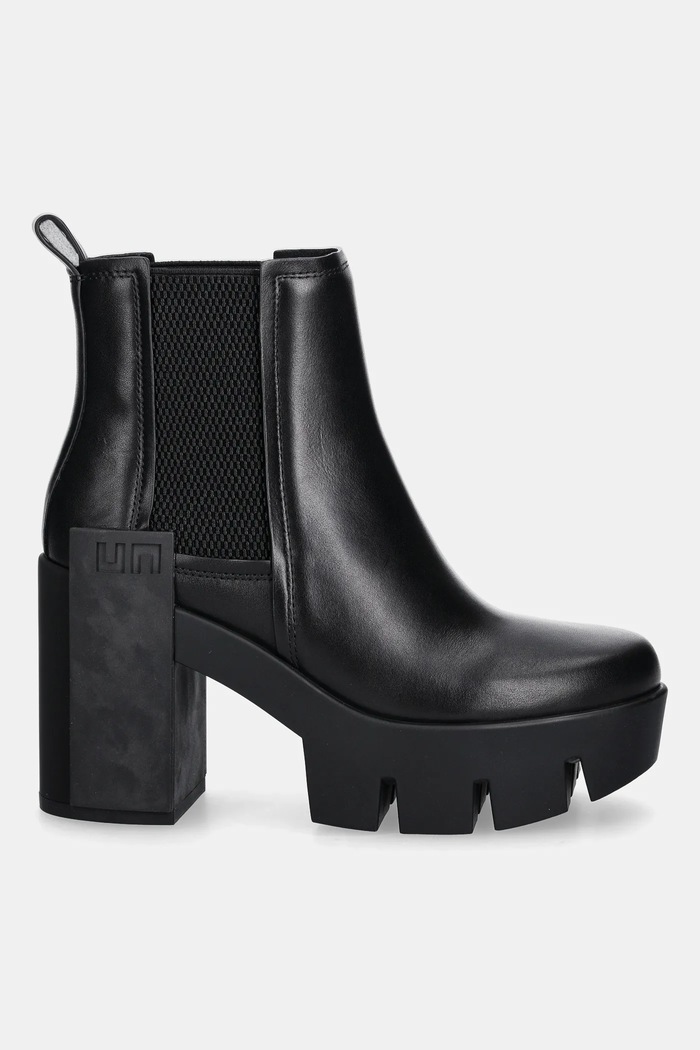 Kožené kotníkové boty United Nude Grip Chelsea Mid IV 109590116 černá AW25