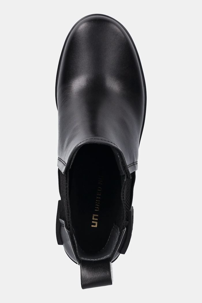 Kožené kotníkové boty United Nude Grip Chelsea Mid IV černá 109590116