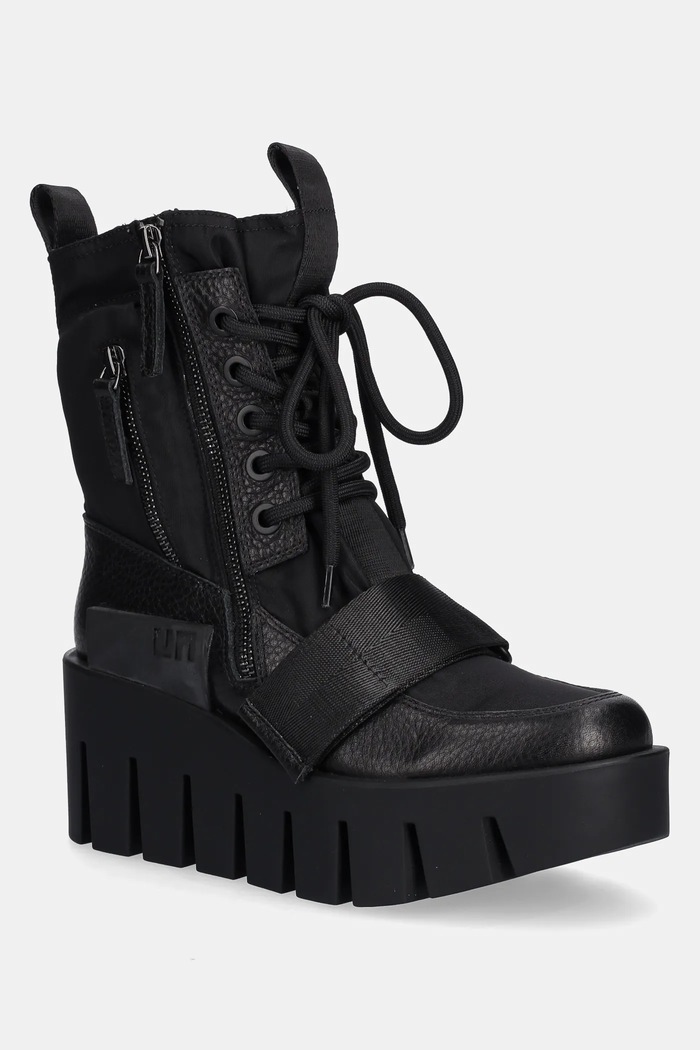 Nízké kozačky United Nude Grip Combat Lo platforma černá 1096101165