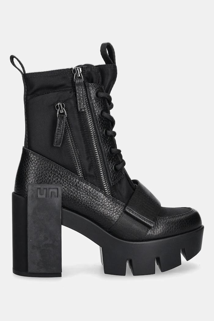 Nízké kozačky United Nude Grip Combat Mid 1096201165 černá AW25