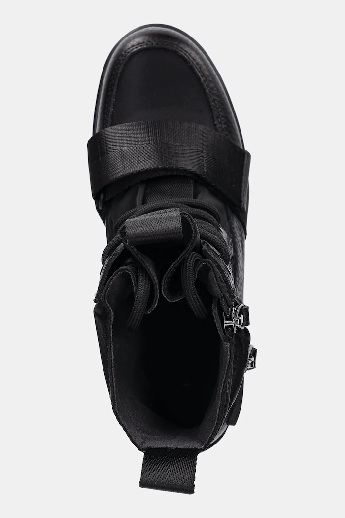 Nízké kozačky United Nude Grip Combat Mid černá 1096201165