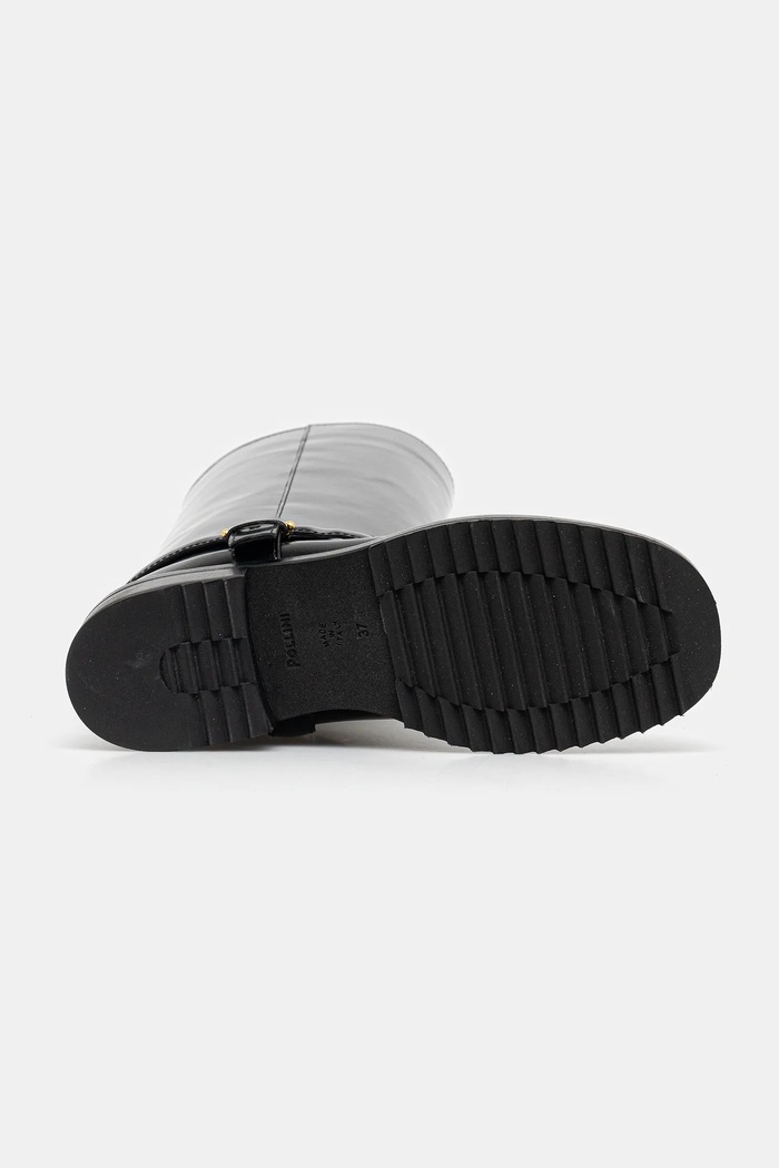 Pollini bőr csizma fekete PA26154G0NPC0000