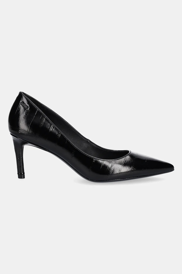 Δερμάτινες γόβες BOSS Gracey 50552787.001 μαύρο AW25