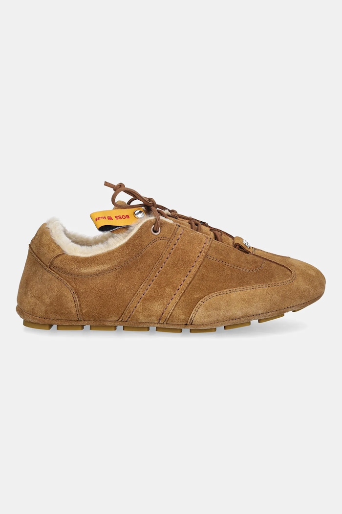 Semišové tenisky BOSS x Steiff, Roxanne 50552454.291 hnedá AW25