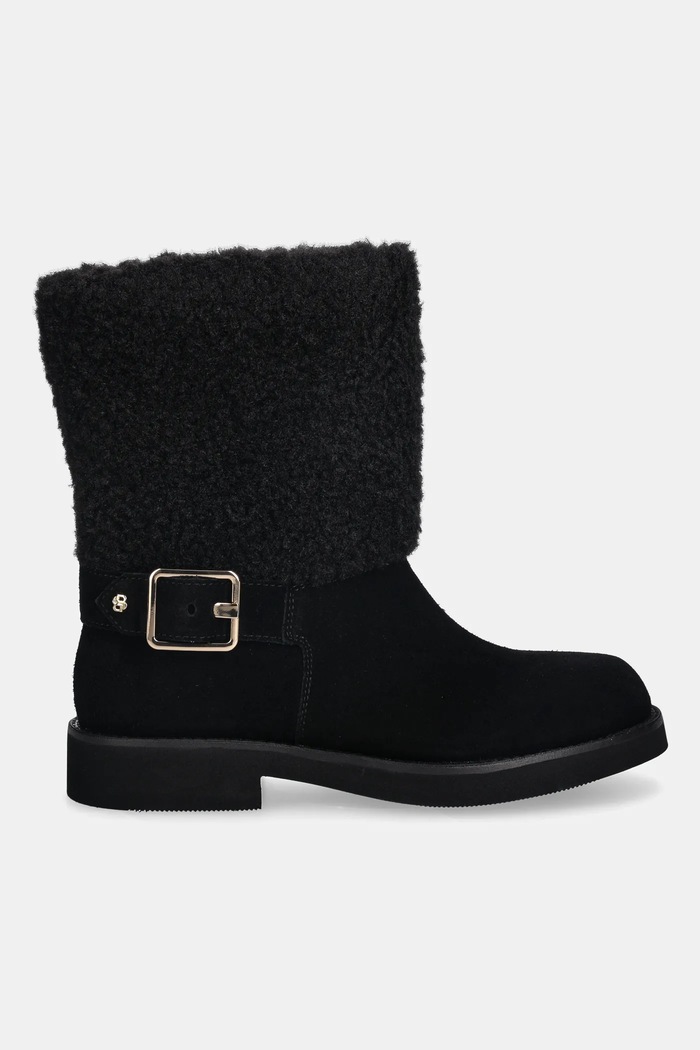 Nízké kozačky BOSS Eleri 50552748.001 černá AW25
