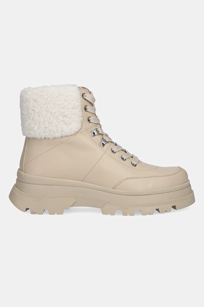 BOSS botki Foster 50552767.275 beżowy AW25