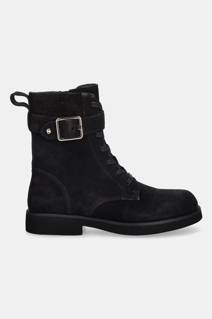Semišové topánky BOSS Eleri 50552774.502 fialová AW25