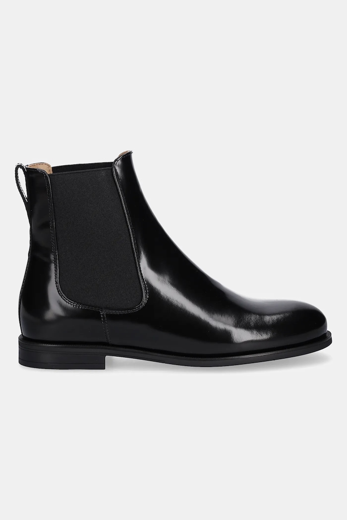 BOSS usnjeni chelsea Lycia 50552791.001 črna AW25