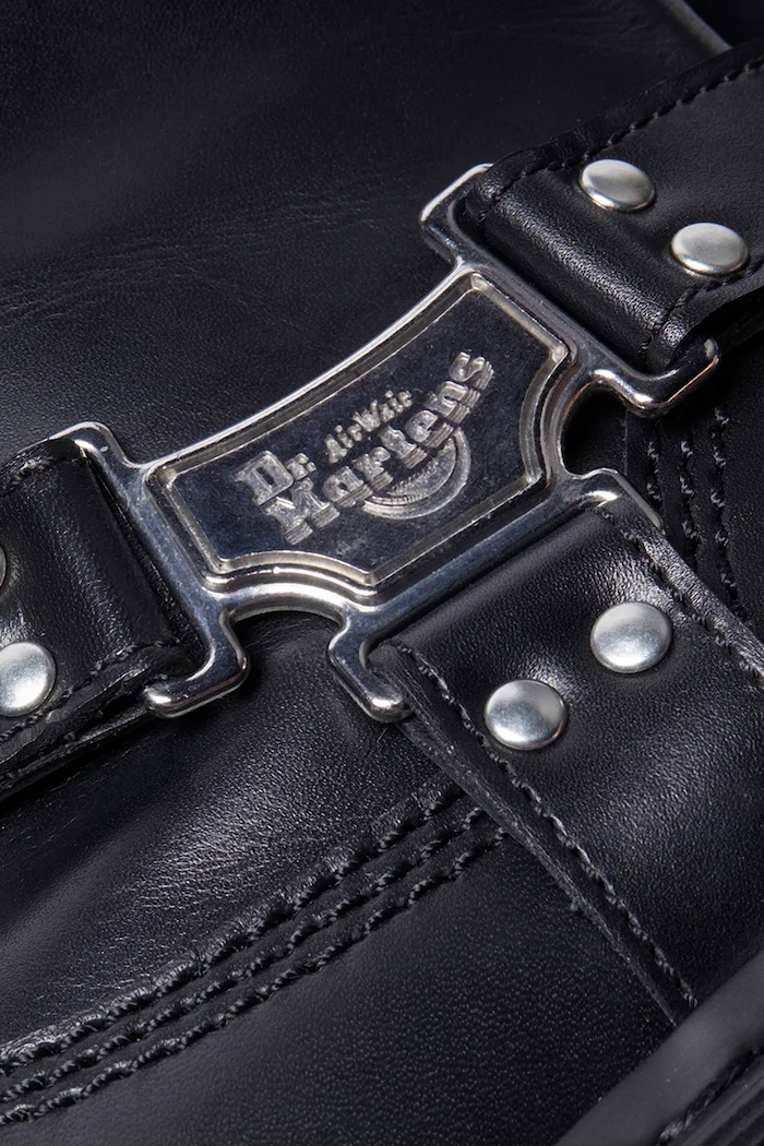 Dr. Martens botki skórzane Anistone Hi czarny DM32199001