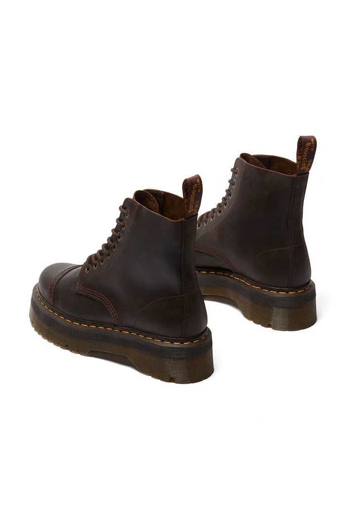 Încălțăminte Dr. Martens bocanci de piele Sinclair DM40910200 maro