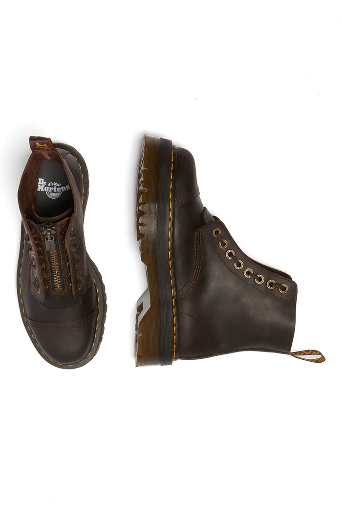 Dr. Martens bocanci de piele Sinclair maro DM40910200