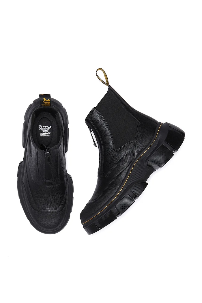 Kožené topánky chelsea Dr. Martens DMXL Zip Chelsea DM41070001
