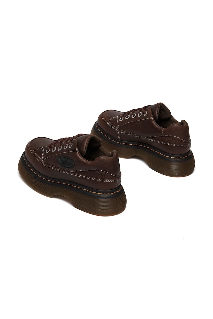 Obuwie Dr. Martens półbuty skórzane Buzz 5i DM41129200 brązowy