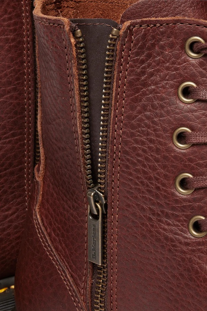 Dr. Martens workery skórzane Jadon DM41324200 bordowy