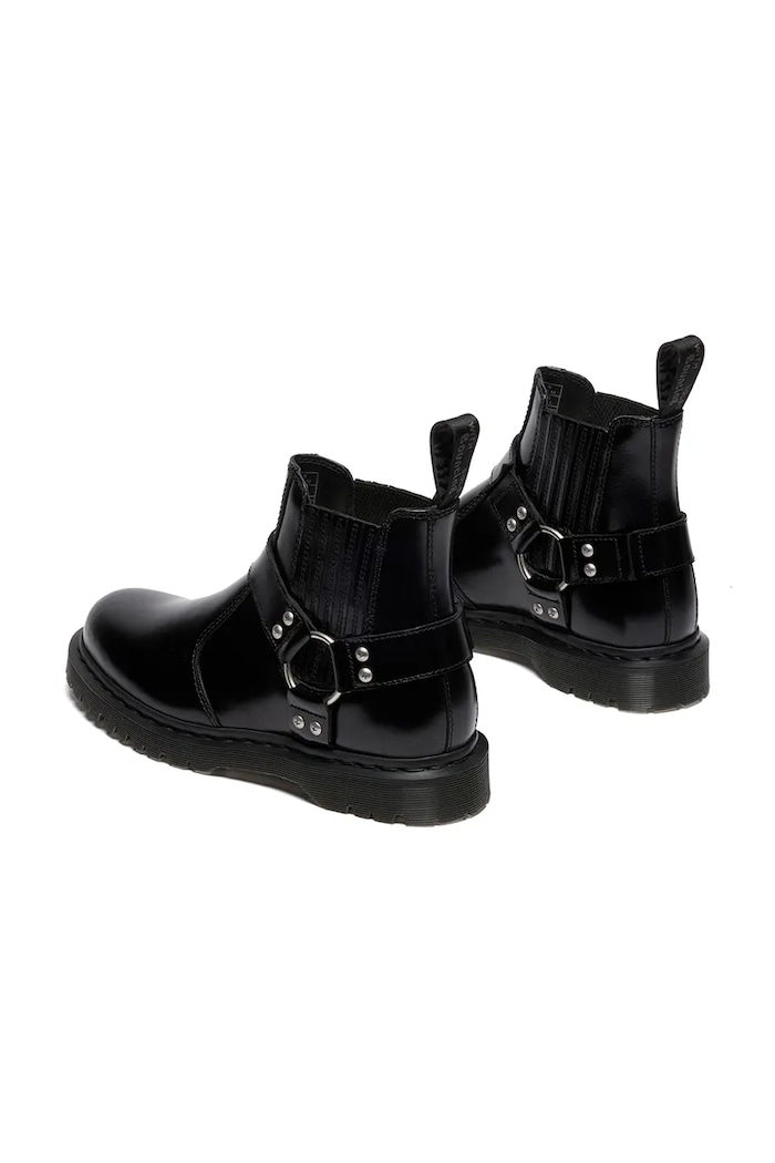 Încălțăminte Dr. Martens bocanci de piele 2976 Harness Chelsea DM41387001 negru