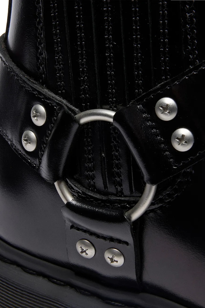 Dr. Martens bocanci de piele 2976 Harness Chelsea DM41387001 negru