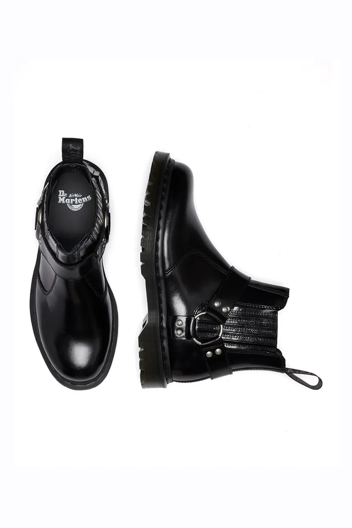 Dr. Martens bocanci de piele 2976 Harness Chelsea DM41387001