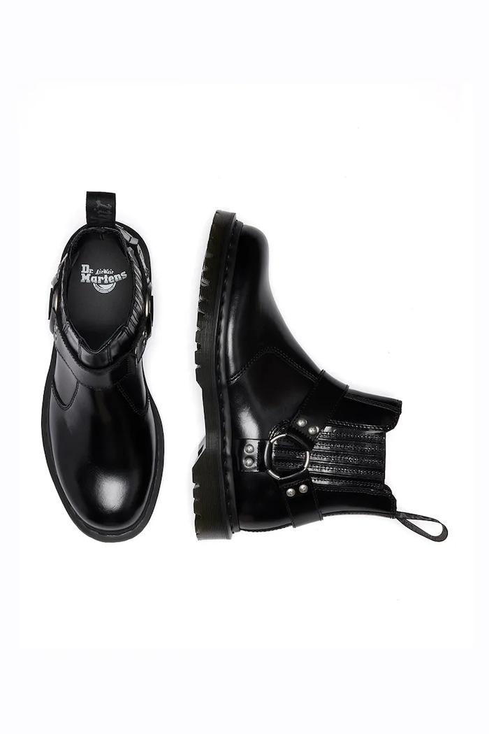 Dr. Martens bocanci de piele 2976 Harness Chelsea DM41387001