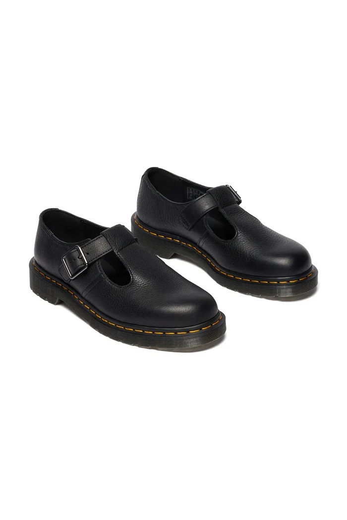 Dr. Martens leather shoes Polley DM41408001 black AW25