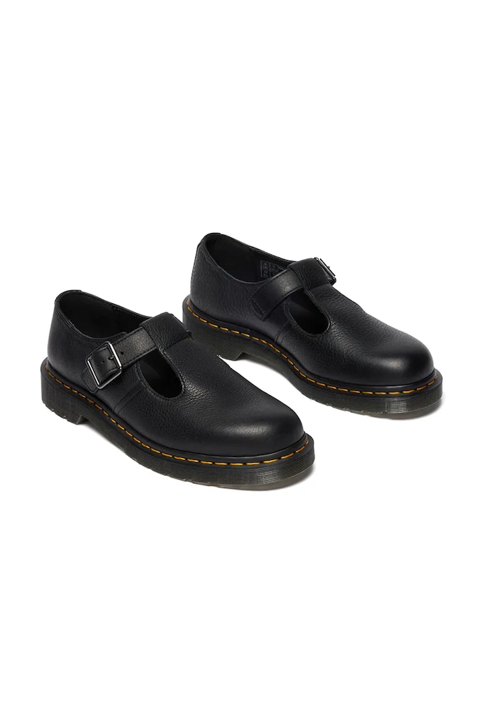 Dr. Martens leather shoes Polley DM41408001 black AW25