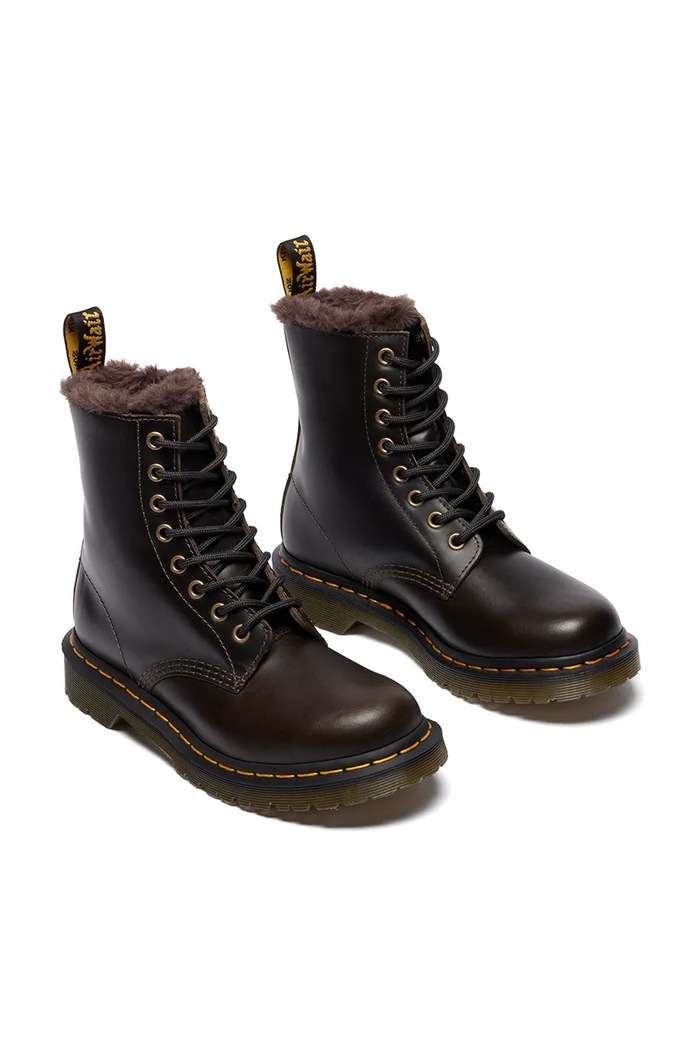 Dr. Martens workery skórzane 1460 Serena DM41414020 brązowy AW25