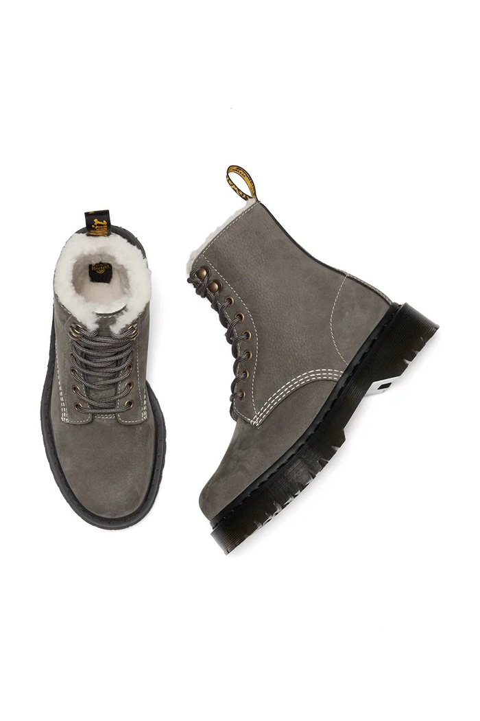 Kožené workery Dr. Martens 1460 Pascal Bex Fur Lined DM41419020