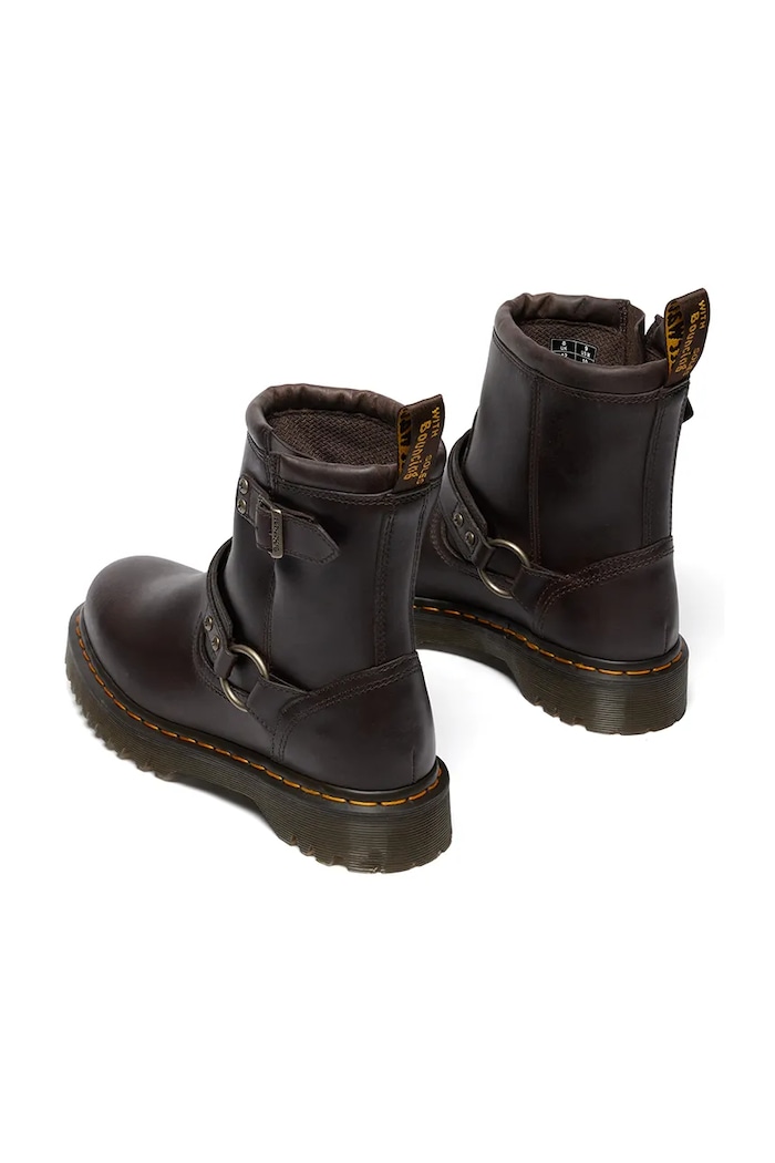 Obutev Usnjeni gležnarji Dr. Martens Anistone Harness DM41870200 rjava