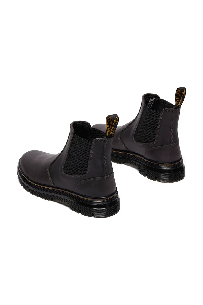 Παπούτσια Δερμάτινες μπότες τσέλσι Dr. Martens Embury Chelsea Boot DM42013020 γκρί