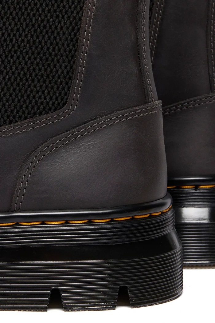 Δερμάτινες μπότες τσέλσι Dr. Martens Embury Chelsea Boot γκρί DM42013020