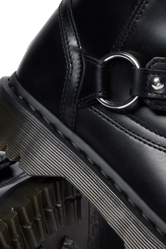 Dr. Martens botki skórzane Anistone Harness DM42583001 czarny