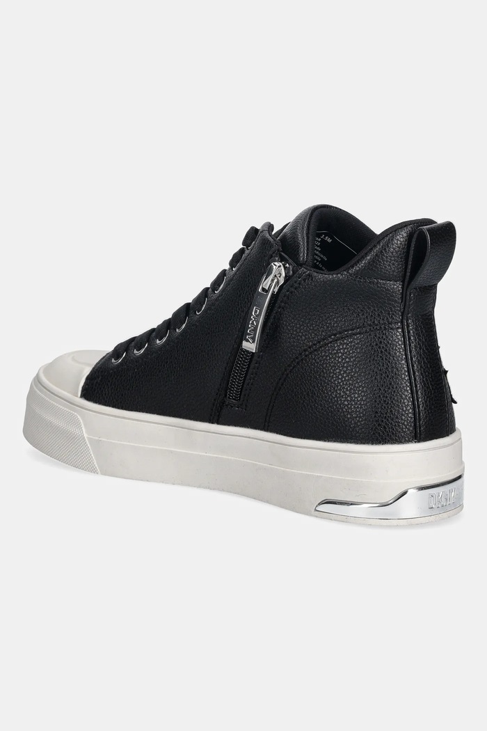 Obuwie Dkny trampki skórzane Yaser Star K4597935.BLK czarny