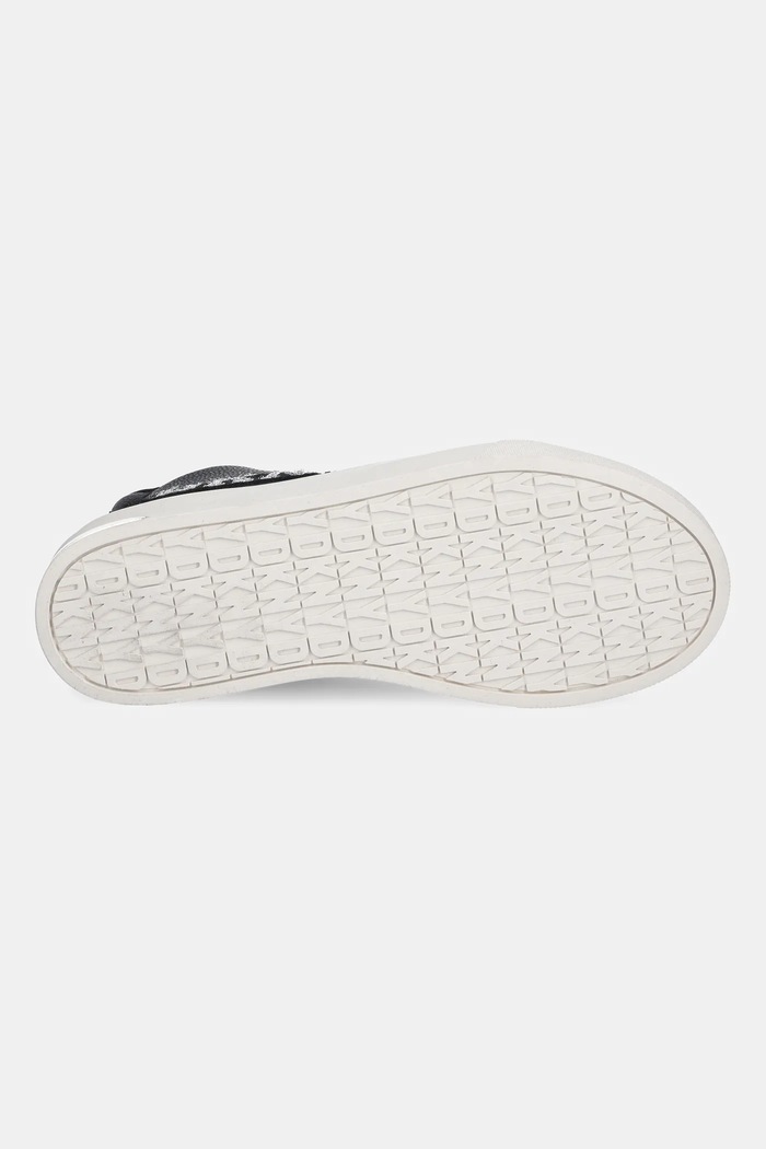 Dkny trampki skórzane Yaser Star K4597935.BLK czarny