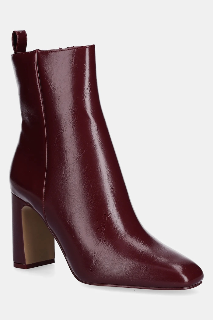 Členkové topánky Steve Madden Adelisa nezateplené burgundské 11002626.DYQ
