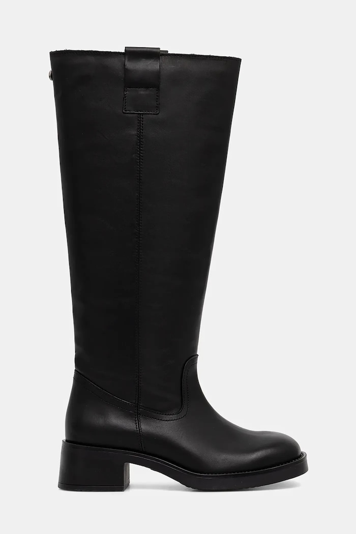 Kožené čižmy Steve Madden Banner 11003092.017 čierna AW25