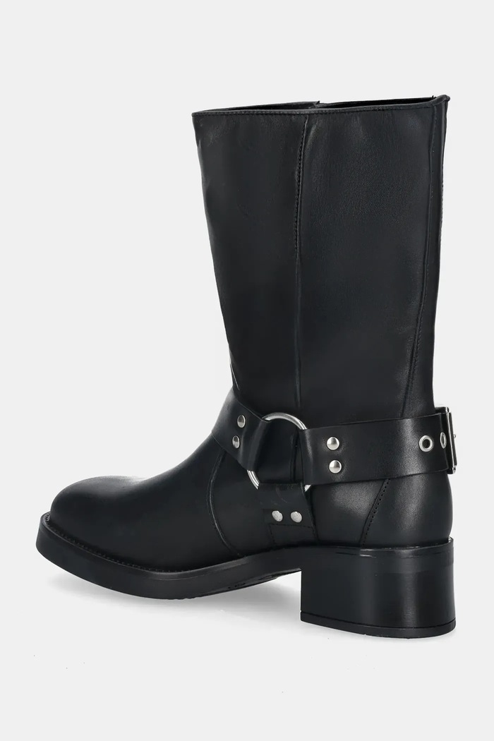 Obuwie Steve Madden botki skórzane Blessing 11003172.017 czarny