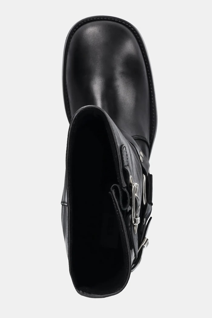 Steve Madden botki skórzane Blessing czarny 11003172.017
