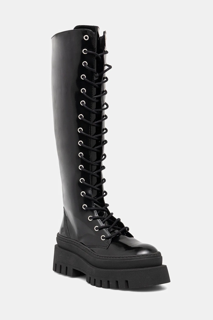Kozačky Steve Madden Carina platforma černá 11002682.013