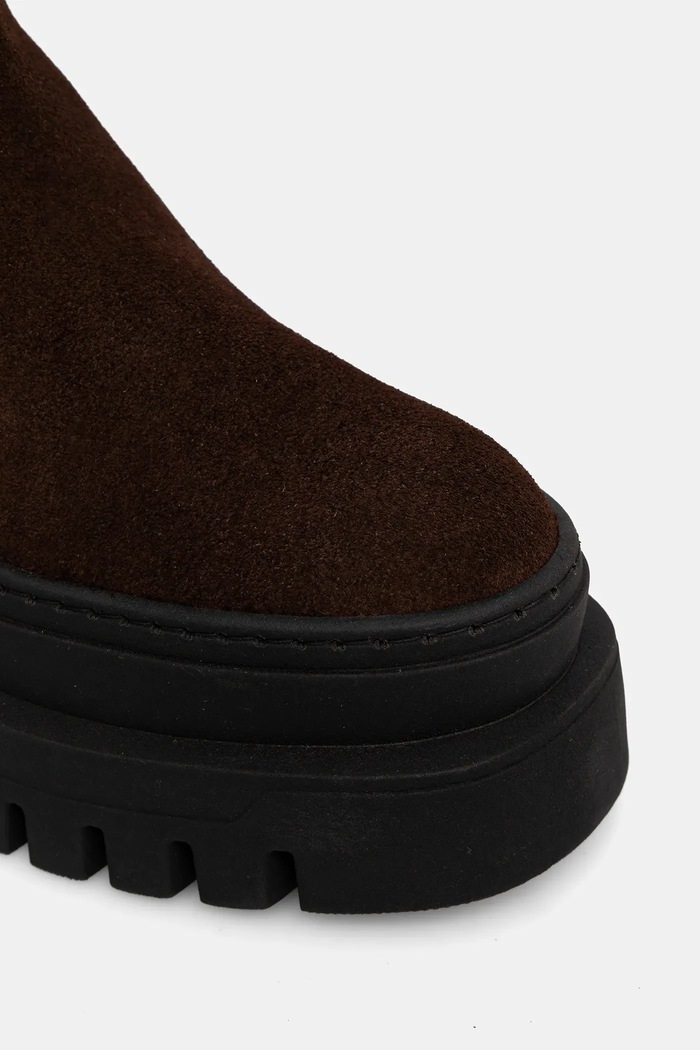 Замшевые сапоги Steve Madden Chipp коричневый 11004664.983